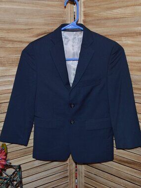 Michael Kors Boys 8R Navy Blue Blazer